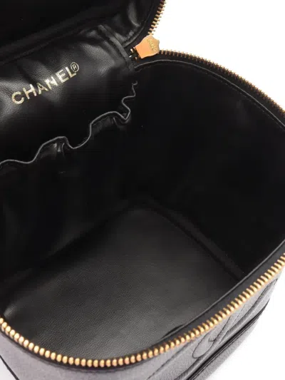 Pre-owned Chanel 2005-2006 Coco Mark Handbag In Black