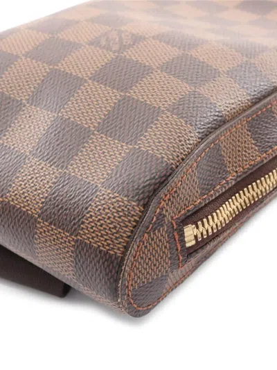 Pre-owned Louis Vuitton 2005 Geronimos Crossbody Bag In Brown