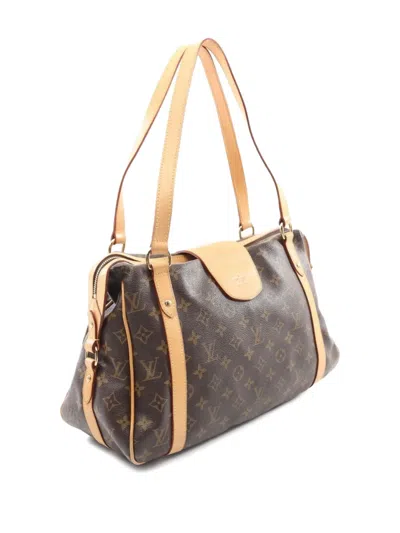 Pre-owned Louis Vuitton 2010 Stresa Pm Shoulder Bag In Brown