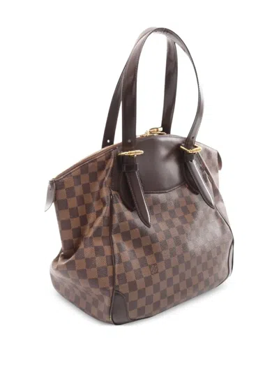Pre-owned Louis Vuitton 2010 Verona Gm Handbag In Brown