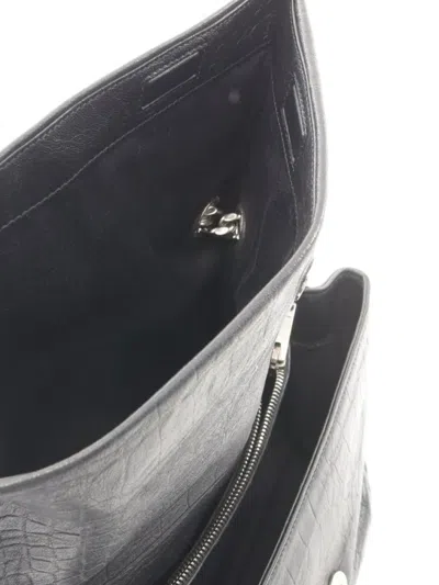 Pre-owned Saint Laurent 2000s West Hollywood Shoulder Bag In Black