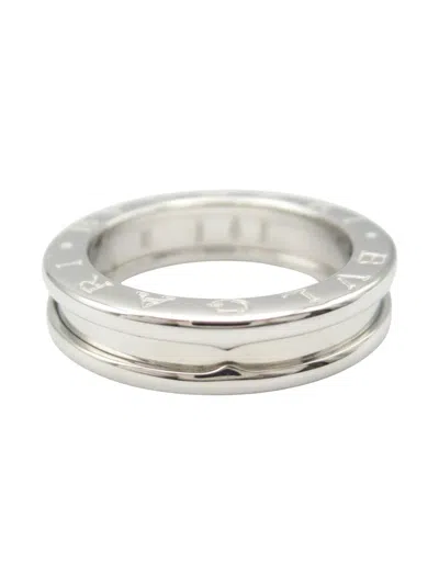 Pre-owned Bvlgari 2010s 18k White Gold B.zero1 Ring