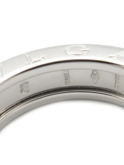 Pre-owned Bvlgari 2010s 18k White Gold B.zero1 Ring