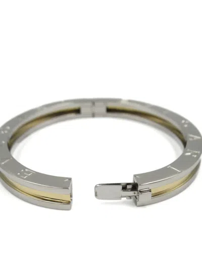 Pre-owned Bvlgari 2010s 18k Yellow Gold B-zero1 Bracelet