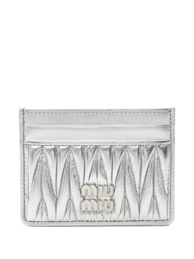 Pre-owned Miu Miu 2020 Matelassé Cardholder
