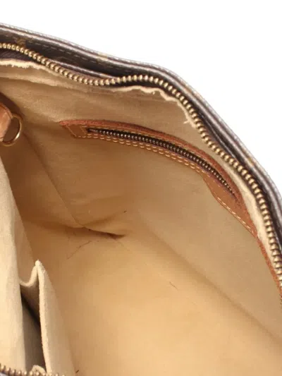 Pre-owned Louis Vuitton 2001 Looping Gm Monogram Shoulder Bag In Brown