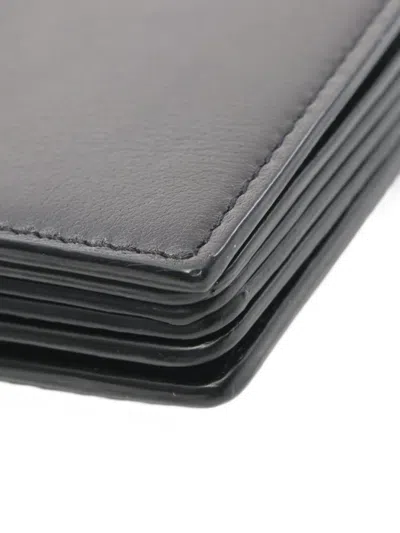 Pre-owned Saint Laurent 2010s Leather Card Case In Black
