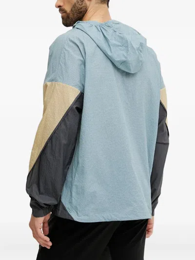 Adidas Originals X Terrex Xploric Grid-pattern Windbreaker In Multi