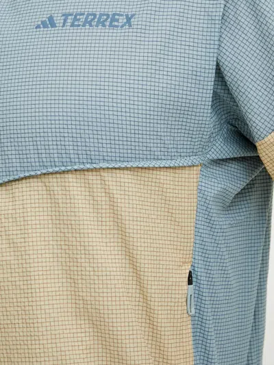 Adidas Originals X Terrex Xploric Grid-pattern Windbreaker In Multi