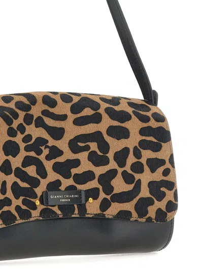 Gianni Chiarini Leopard-print Shoulder Bag