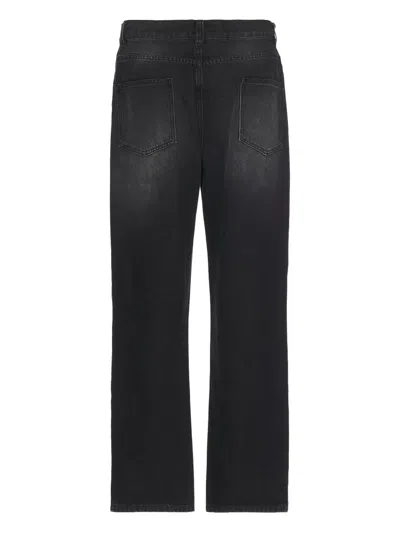 Sinclair Patchwork Panel Jeans In Black
