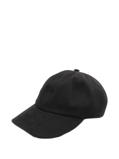 Pre-owned Burberry 2010 Cotton Baseball Cap In Black