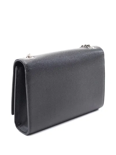 Pre-owned Saint Laurent 2021 Small Kate Shoulder Bag In Black