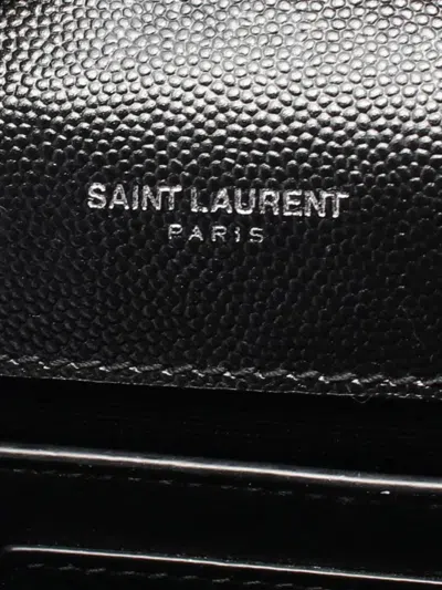 Pre-owned Saint Laurent 2021 Small Kate Shoulder Bag In Black