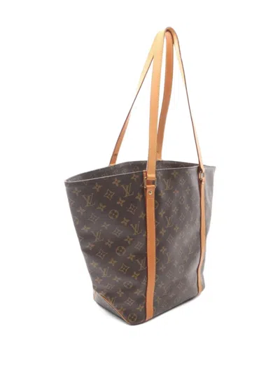 Pre-owned Louis Vuitton 2000 Sac Tote Bag In Brown
