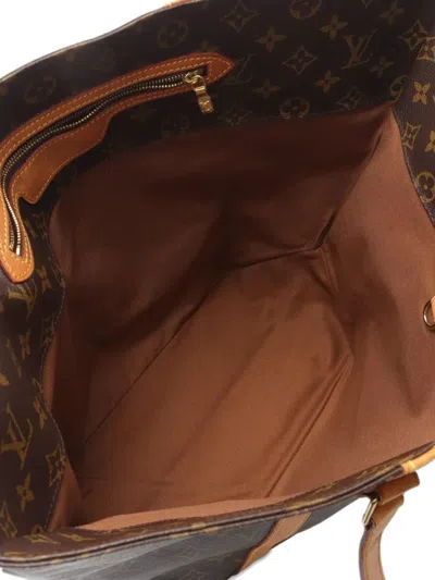 Pre-owned Louis Vuitton 2000 Sac Tote Bag In Brown