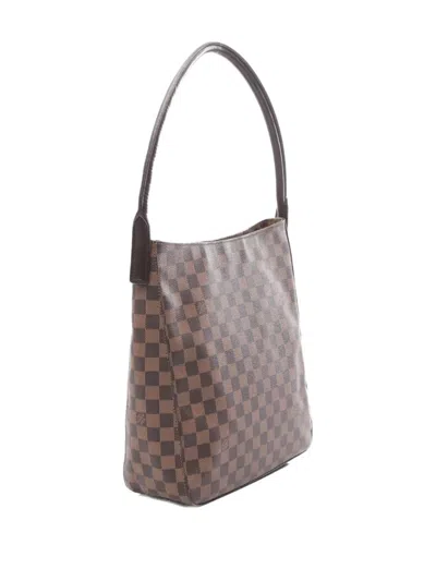 Pre-owned Louis Vuitton 2003 Looping Gm Shoulder Bag In Brown
