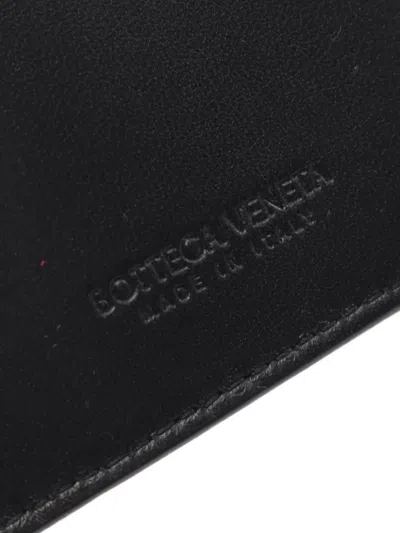 Pre-owned Bottega Veneta 2020s Intrecciato Leather Cardholder In Black