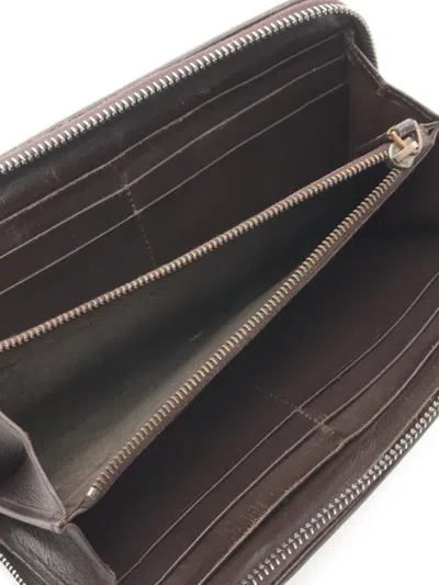 Pre-owned Bottega Veneta 2000s Intrecciato Zipper Wallet
