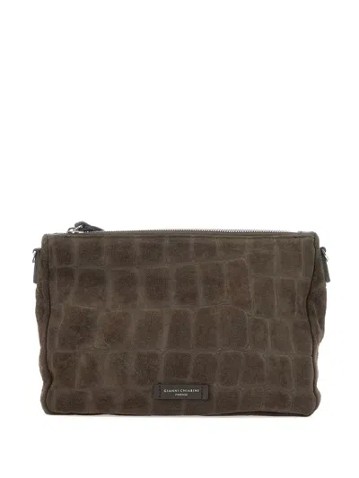 Gianni Chiarini Suede Clutch Bag
