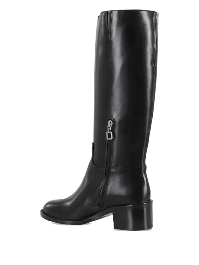 Carel Paris Leather Block-heel Boots