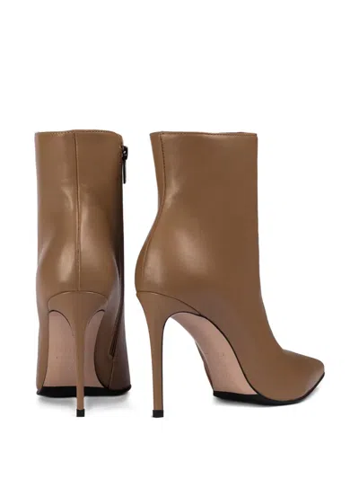 Le Silla 120mm Eva Ankle Boots In Brown