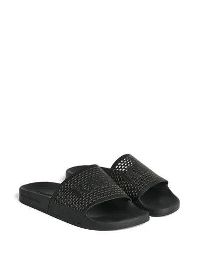 Karl Lagerfeld Leather Slides