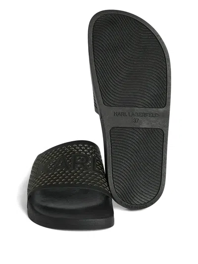 Karl Lagerfeld Leather Slides