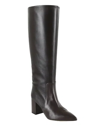 Paris Texas Ladies Black Anja 70mm Leather Boots In Black
