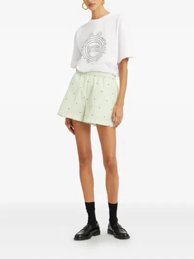 Rotate Birger Christensen Striped Shorts