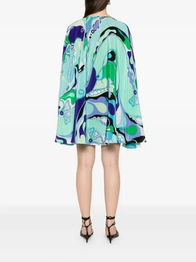 Pucci Orchidee-print Silk Dress