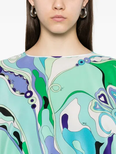 Pucci Orchidee-print Silk Dress