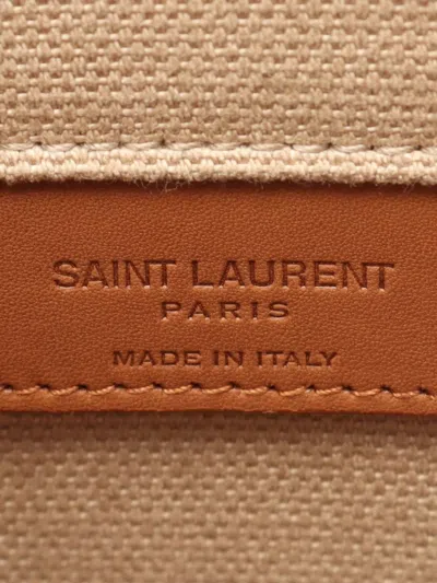 Pre-owned Saint Laurent 2021 Large Shin Handbag In Neutral