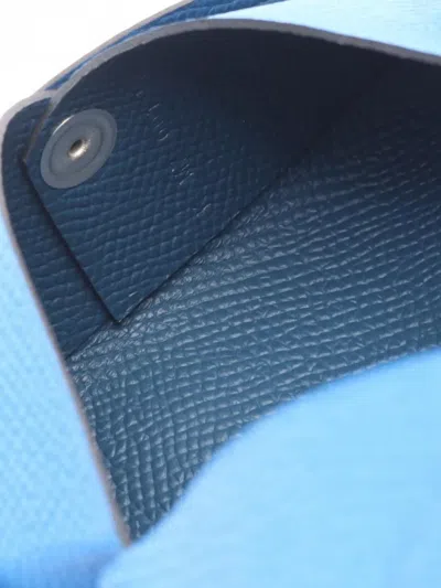 Pre-owned Hermes 2025 Calvi Verso Cardholder