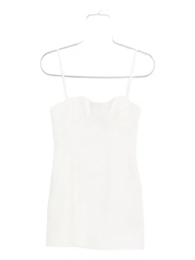 Sir Embroidered Spaghetti-strap Mini Dress In White