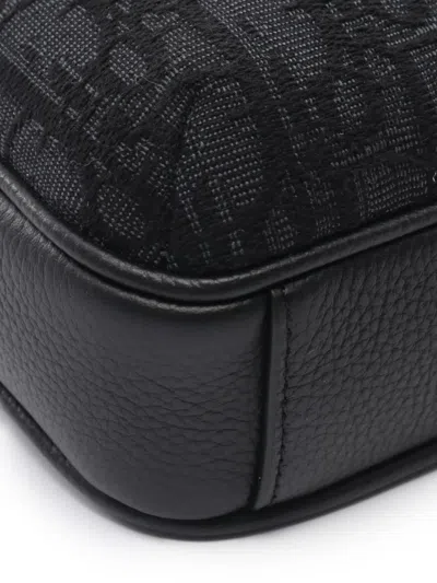 Pre-owned Dior 2010s Mini Rider 2.0 Messenger Bag In Black