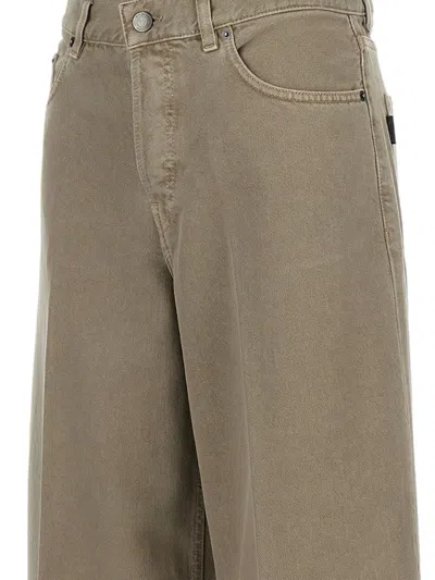 Haikure Candy Pleated Stretch Low-rise Wide-leg Jeans