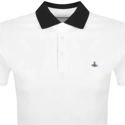 Vivienne Westwood Classic Polo T Shirt White In White