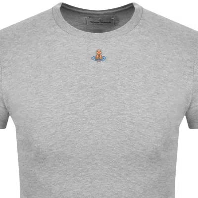 Vivienne Westwood Orb Peru T Shirt Grey In Gray