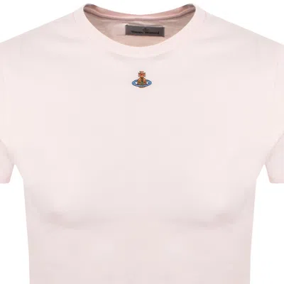 Vivienne Westwood Orb Peru T Shirt Blush Pink In Pink