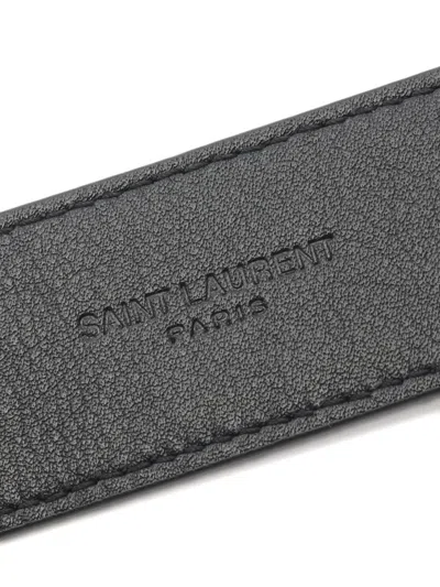 Pre-owned Saint Laurent 2021 Cassandre Leather Belt