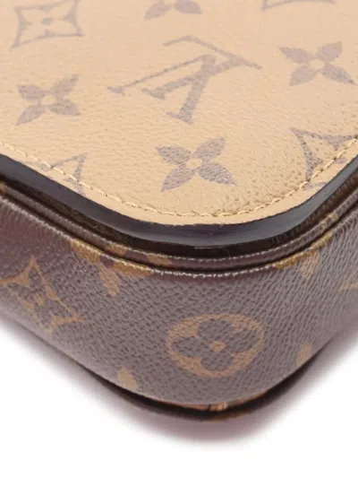 Pre-owned Louis Vuitton 2020 Metis Mm Tote Bag In Brown