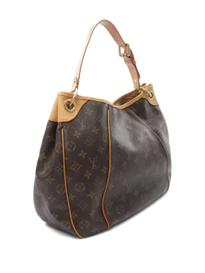 Pre-owned Louis Vuitton 2009 Galliera Pm Monogram Bag In Brown
