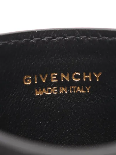 Pre-owned Givenchy 2020s 4g Liquid Cardholder In Black