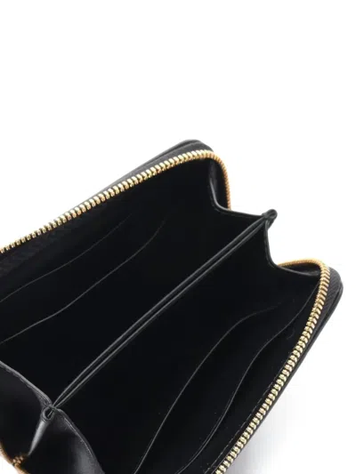 Pre-owned Bottega Veneta 2020s Intrecciato Leather Coin Purse In Black