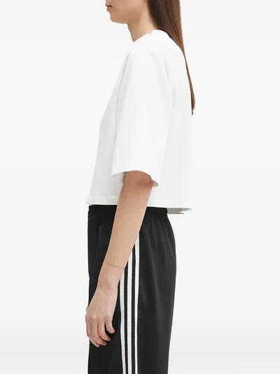 Fiorucci Graphic-print Cropped Top In White