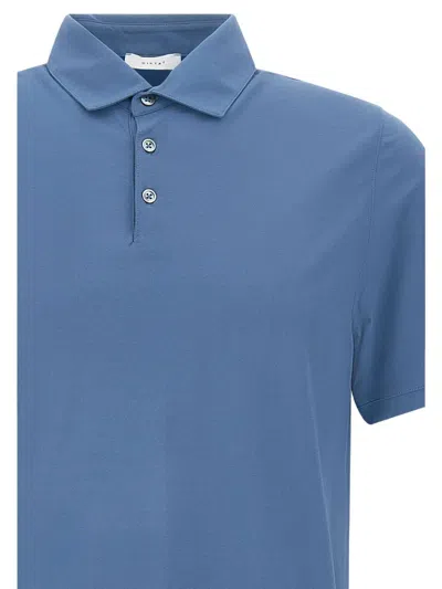 Diktat Cotton Polo Shirt In Blue