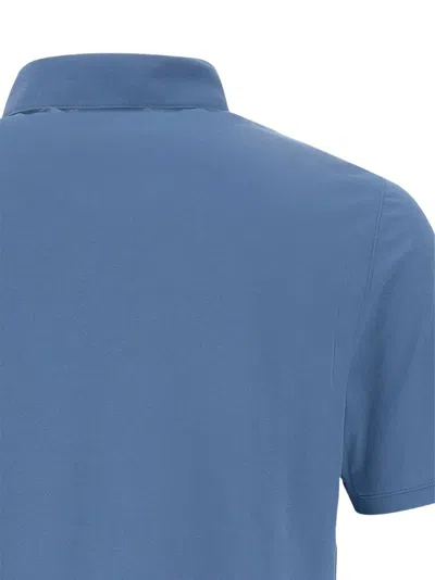 Diktat Cotton Polo Shirt In Blue