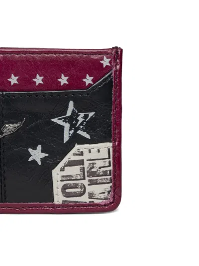 Zadig & Voltaire Sunny Pass Punk Cardholder In Multi