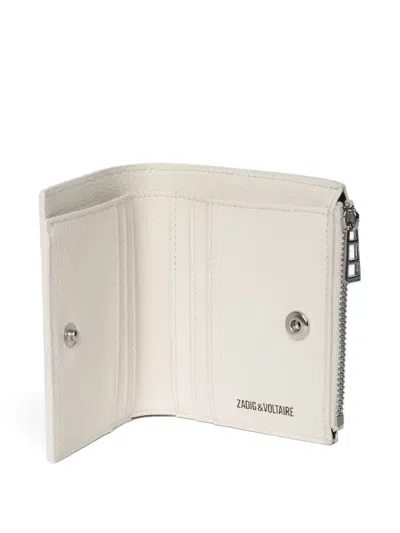 Zadig & Voltaire Monogram-print Wallet In Neutral